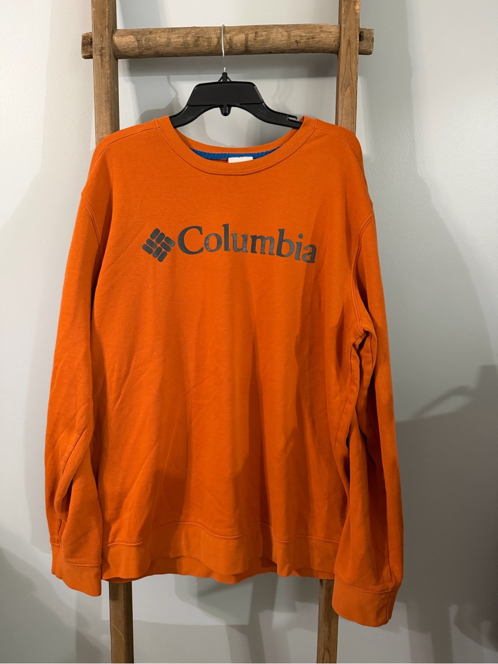 Columbia Orange Crewneck with Dark Logo